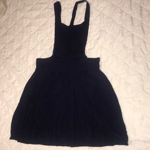 Navy Blue Skirt Overalls